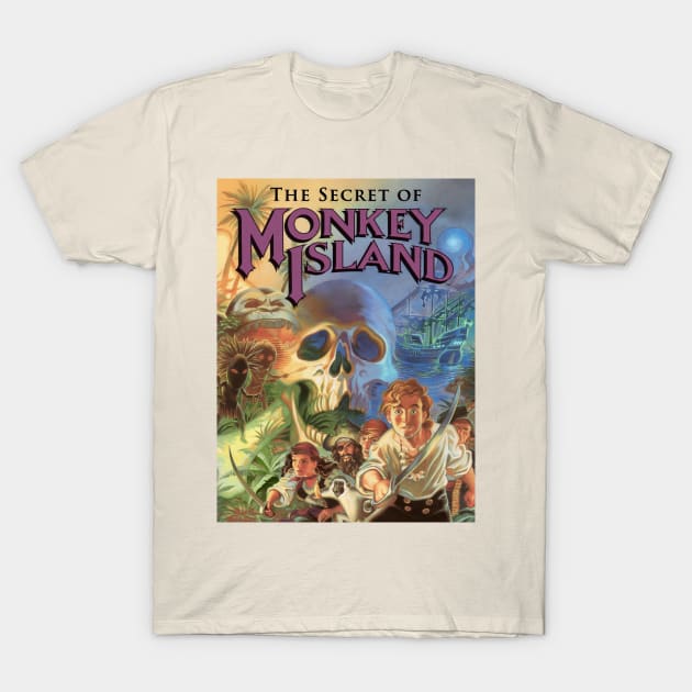 Secret of Monkey Island [Text] T-Shirt by Zagreba